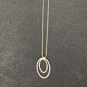🔥2/$15  Gold Double Hoop Necklace